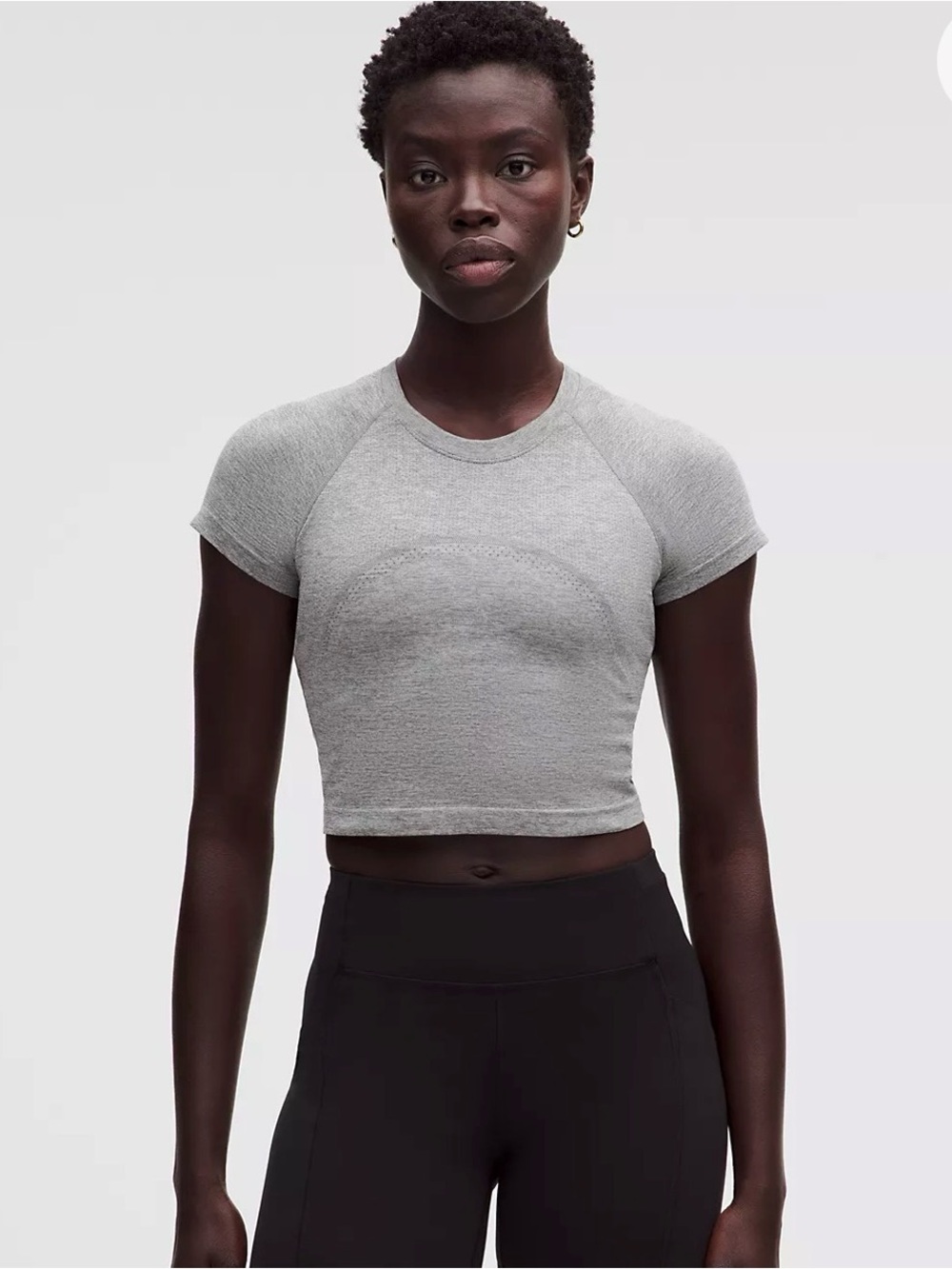 Lululemon Swiftly Tech Cropped Short-Sleeve Shirt 2.0